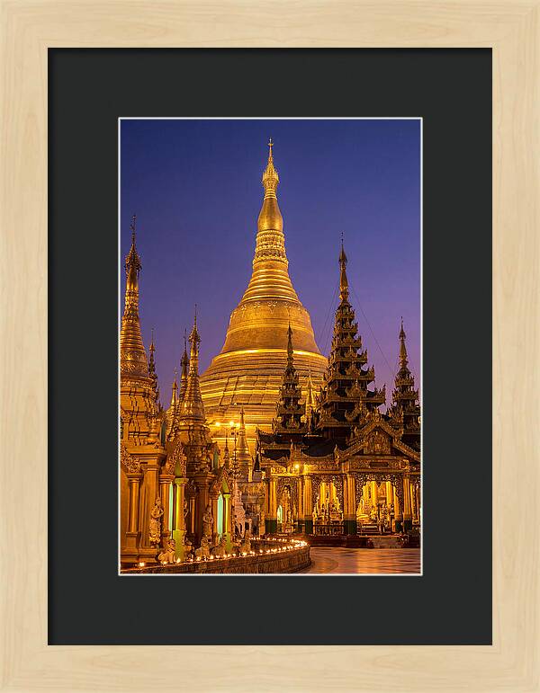 Shwedagon Pagoda At Twilight