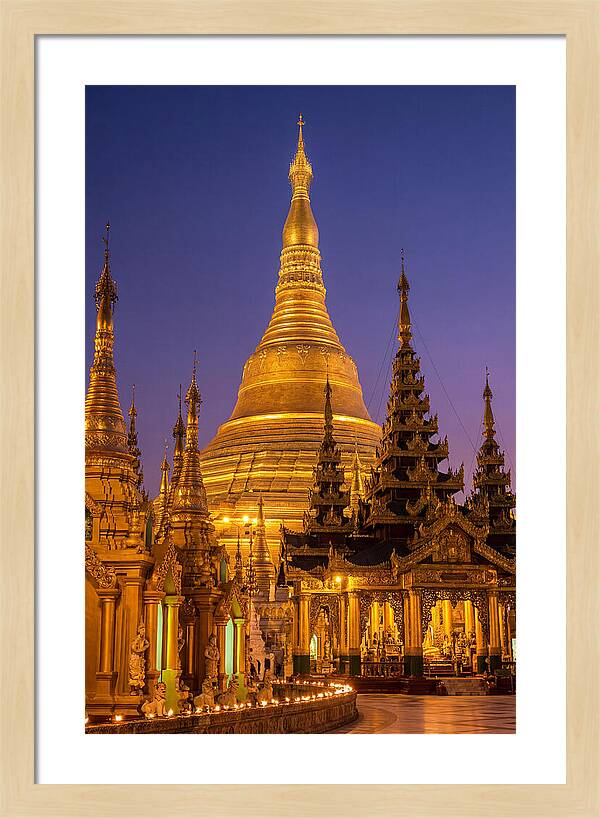 Shwedagon Pagoda At Twilight