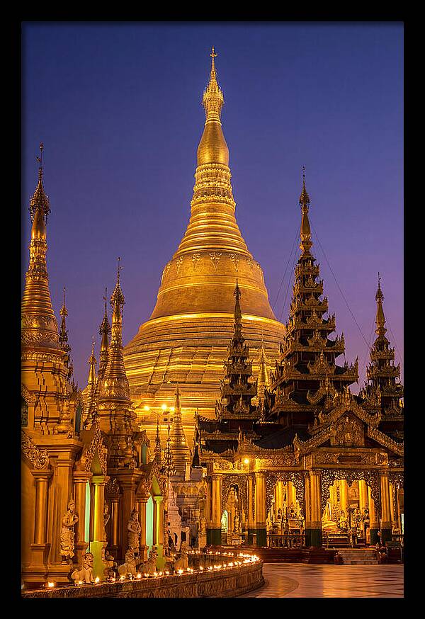 Shwedagon Pagoda At Twilight