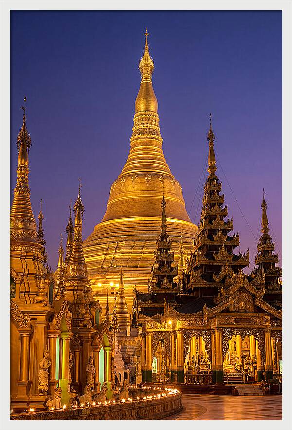 Shwedagon Pagoda At Twilight