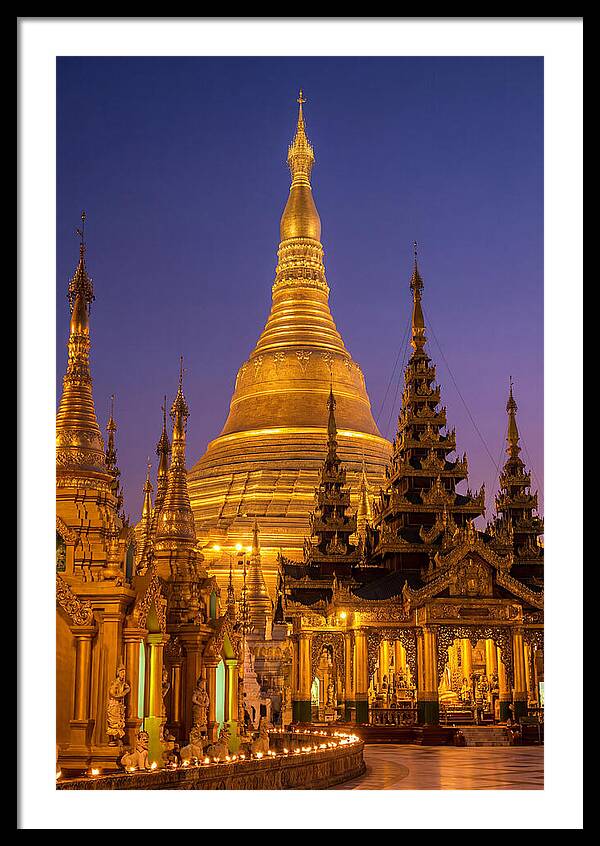 Shwedagon Pagoda At Twilight