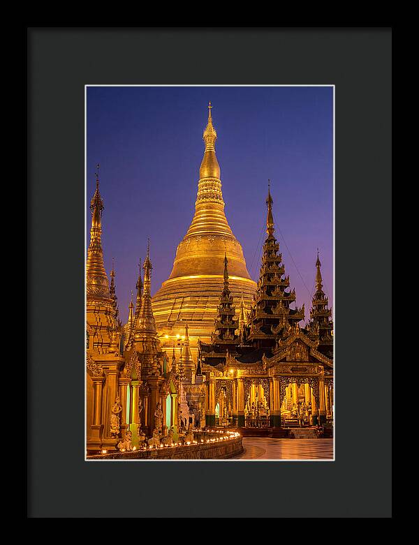 Shwedagon Pagoda At Twilight