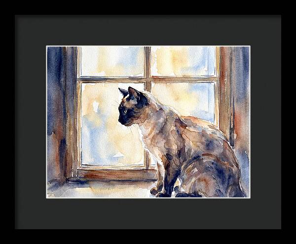 Siamese Cat By The Window