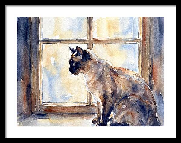 Siamese Cat By The Window