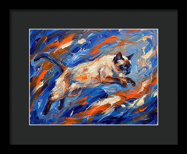 Siamese Cat In Motion