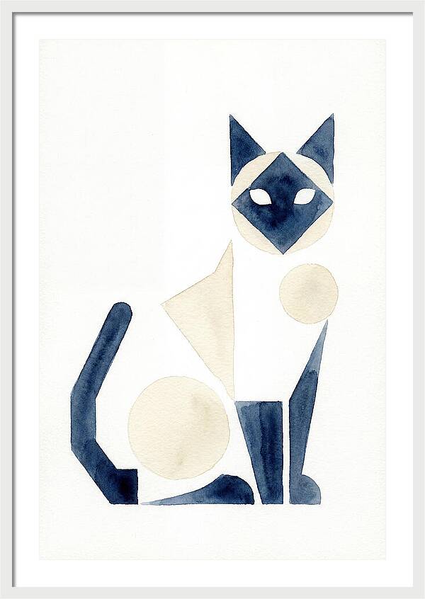 Siamese Cat Minimalism