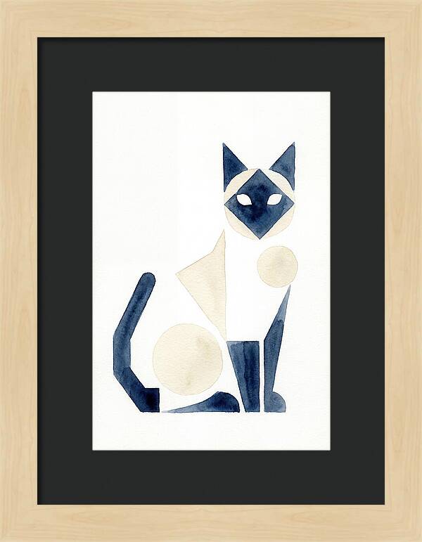 Siamese Cat Minimalism