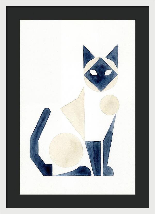Siamese Cat Minimalism