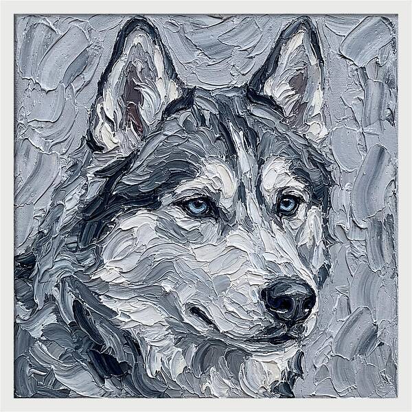 Siberian Husky Portrait