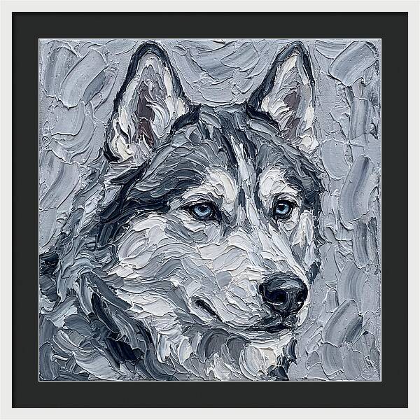 Siberian Husky Portrait