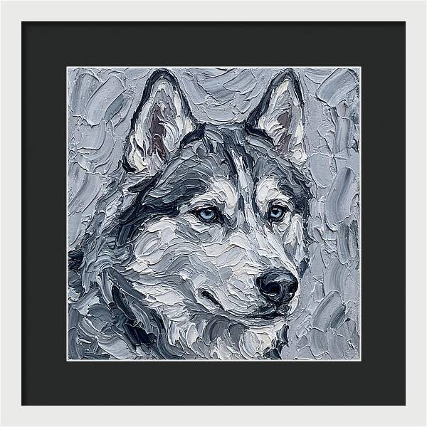Siberian Husky Portrait