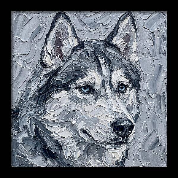 Siberian Husky Portrait