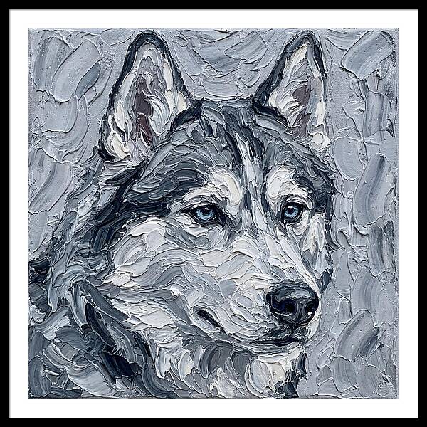 Siberian Husky Portrait