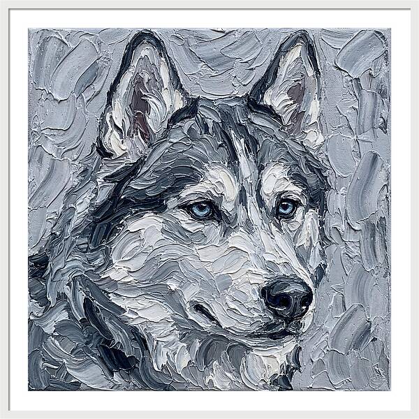 Siberian Husky Portrait