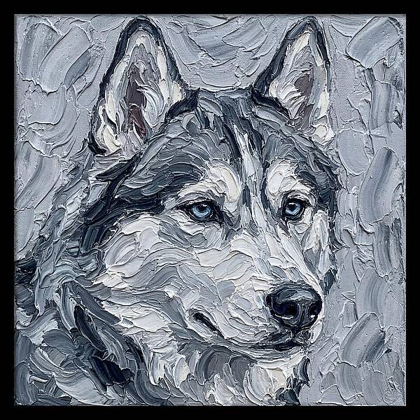 Siberian Husky Portrait