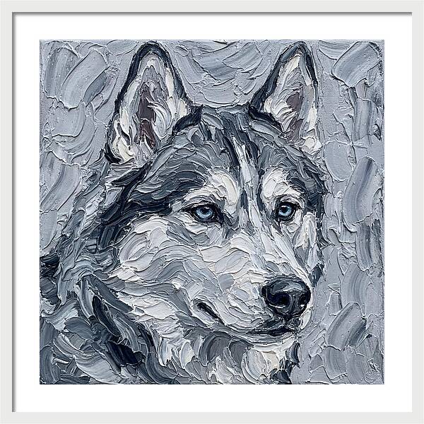Siberian Husky Portrait