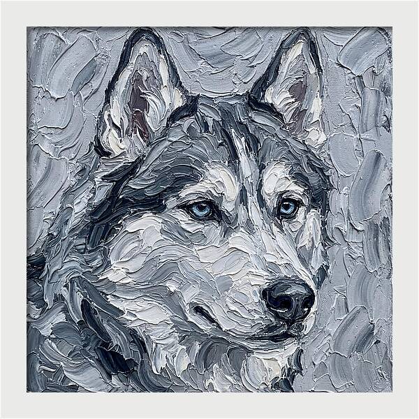 Siberian Husky Portrait