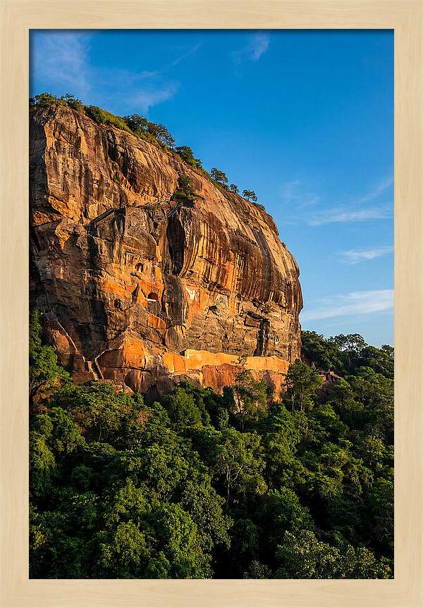 Sigiriya Lion Rock At Golden Hour