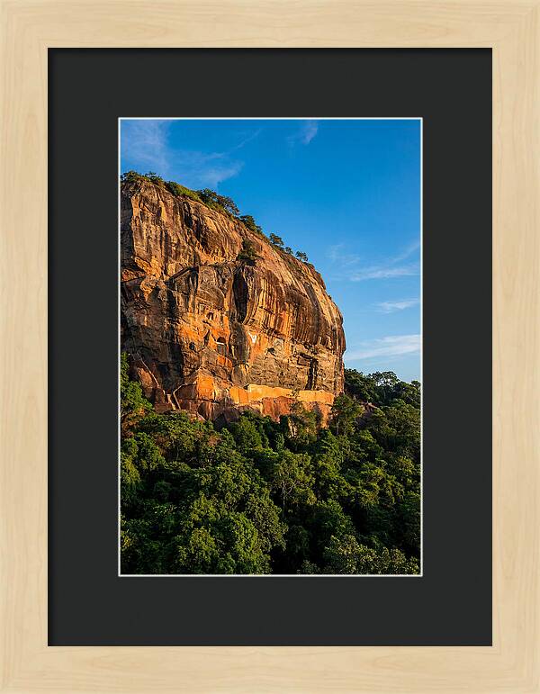 Sigiriya Lion Rock At Golden Hour