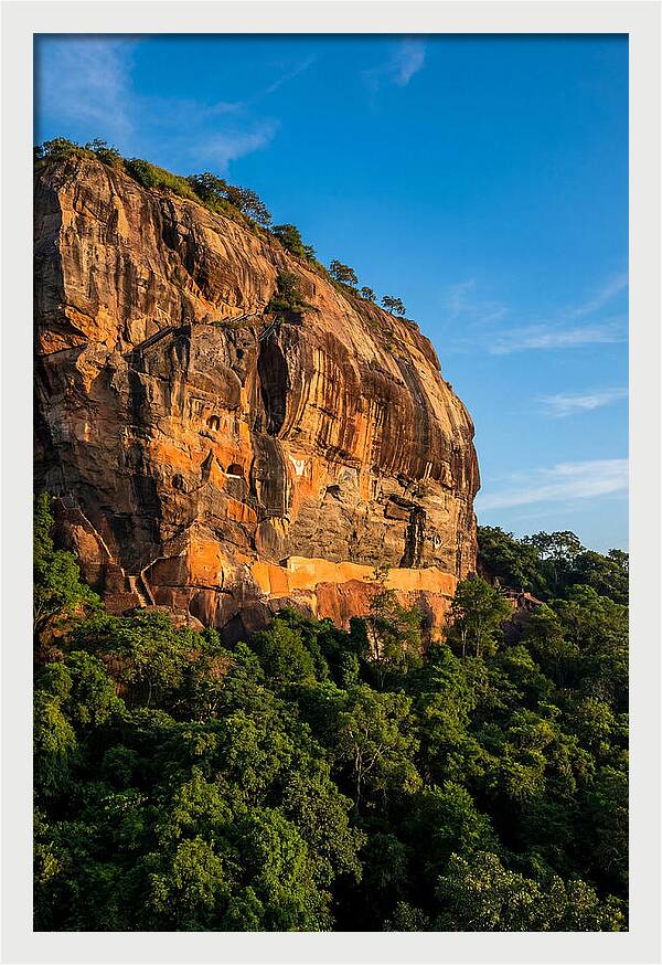 Sigiriya Lion Rock At Golden Hour