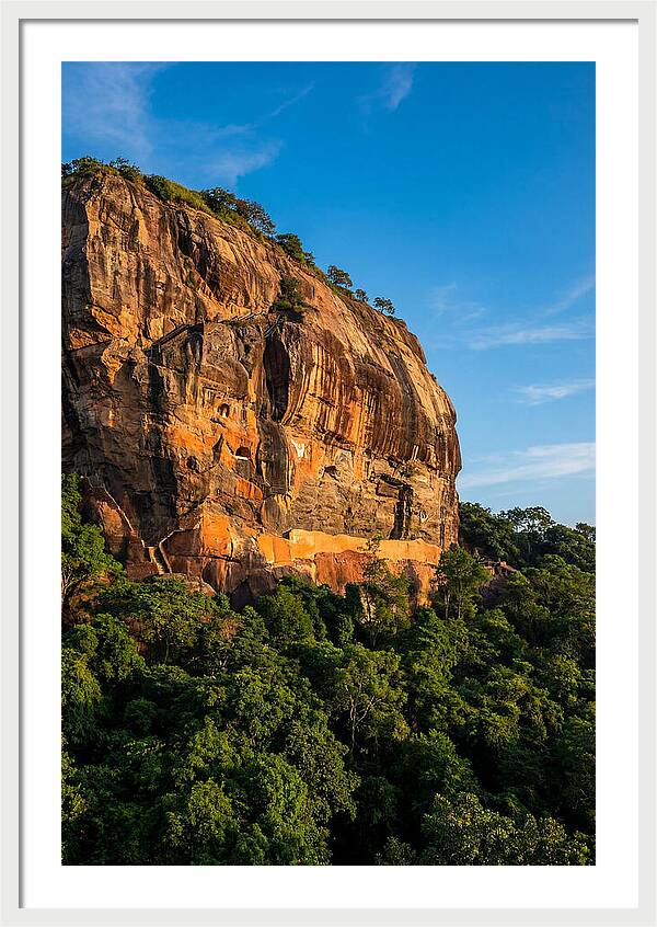 Sigiriya Lion Rock At Golden Hour