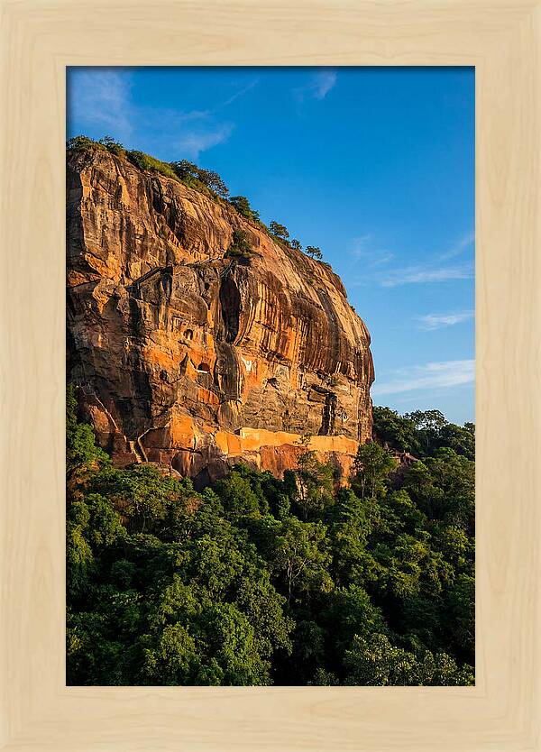 Sigiriya Lion Rock At Golden Hour