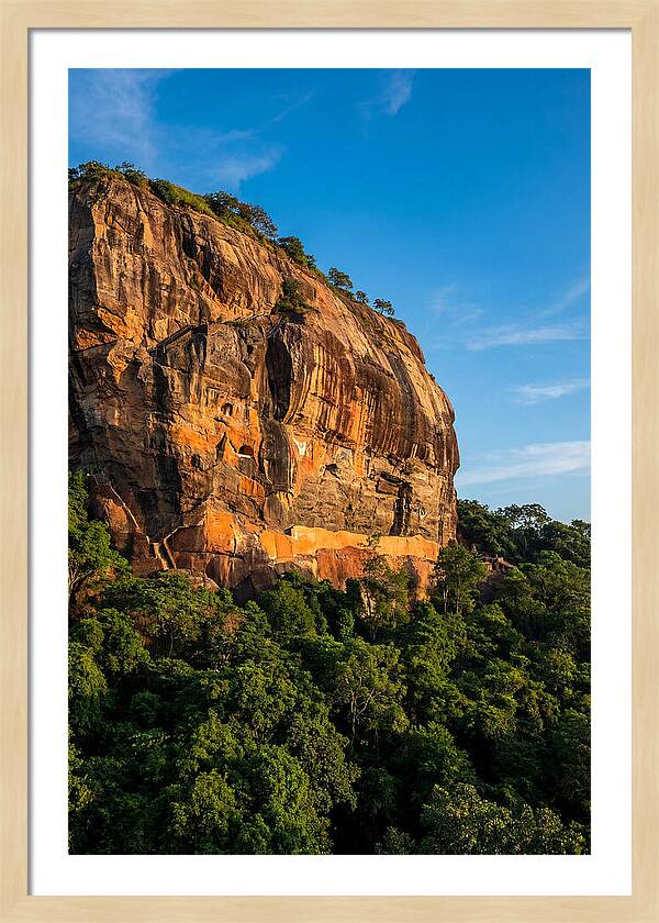 Sigiriya Lion Rock At Golden Hour