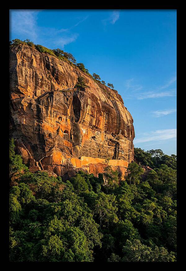Sigiriya Lion Rock At Golden Hour