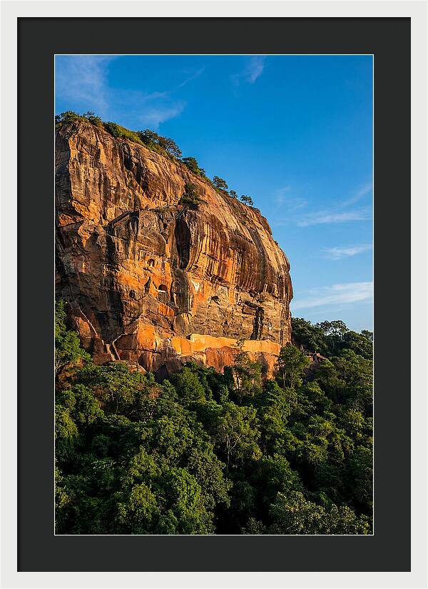 Sigiriya Lion Rock At Golden Hour