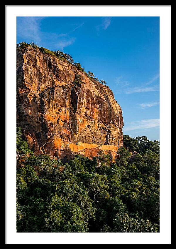 Sigiriya Lion Rock At Golden Hour