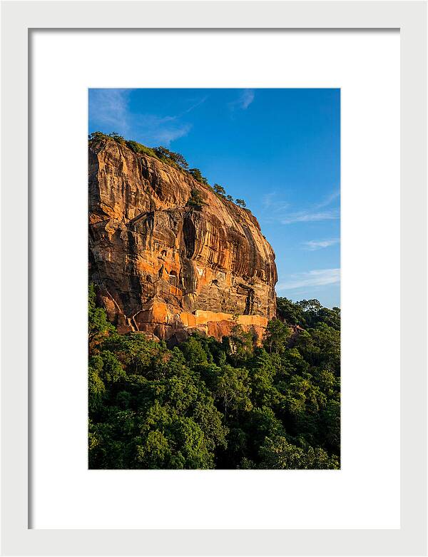 Sigiriya Lion Rock At Golden Hour