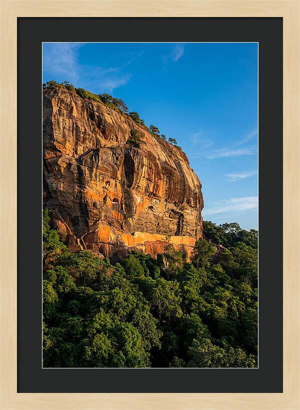 Sigiriya Lion Rock At Golden Hour