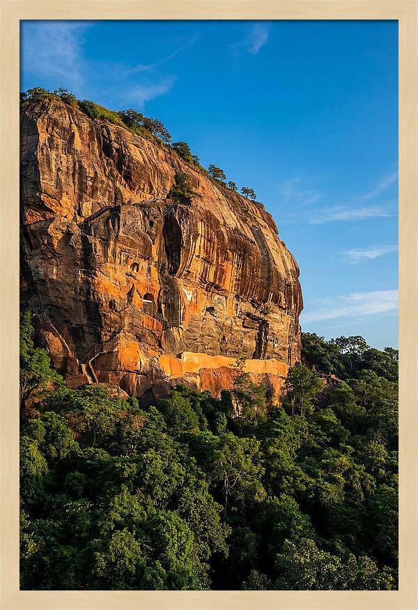 Sigiriya Lion Rock At Golden Hour