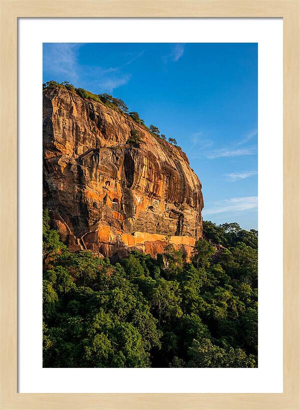 Sigiriya Lion Rock At Golden Hour