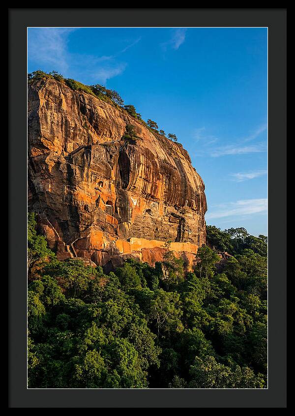 Sigiriya Lion Rock At Golden Hour
