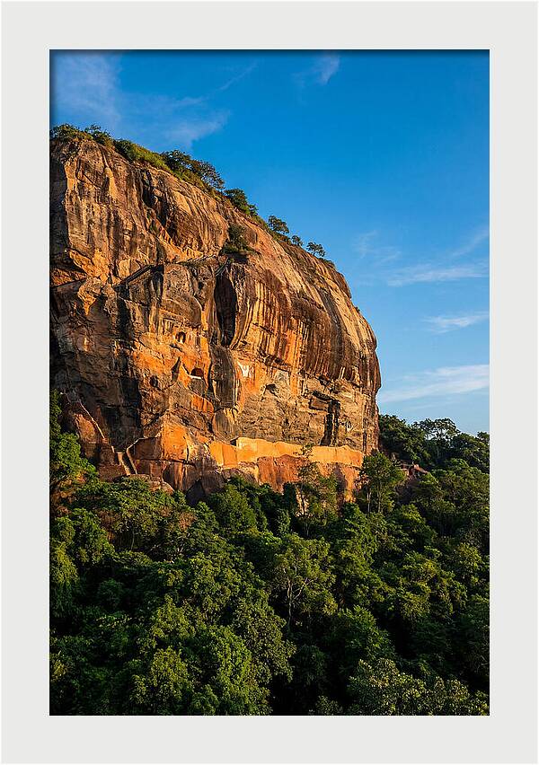 Sigiriya Lion Rock At Golden Hour
