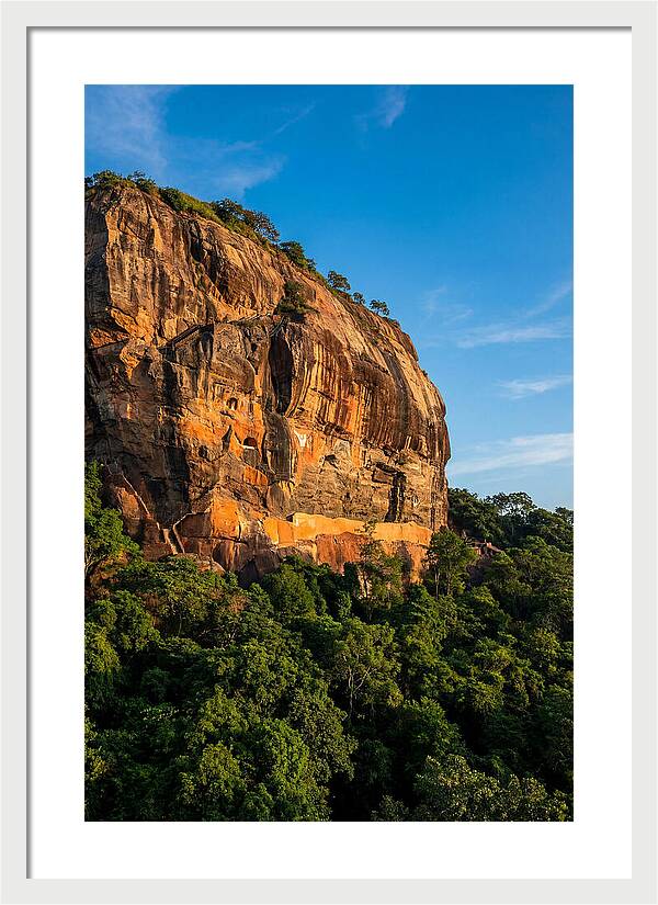 Sigiriya Lion Rock At Golden Hour