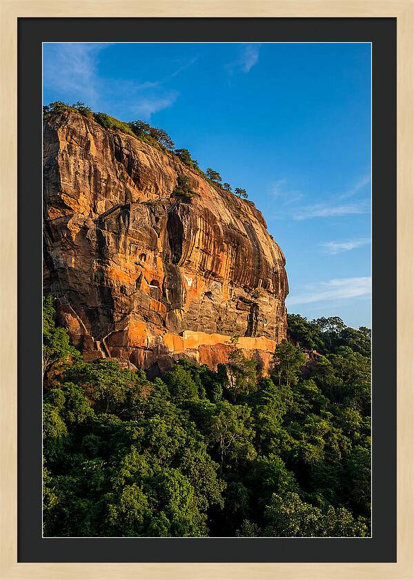 Sigiriya Lion Rock At Golden Hour