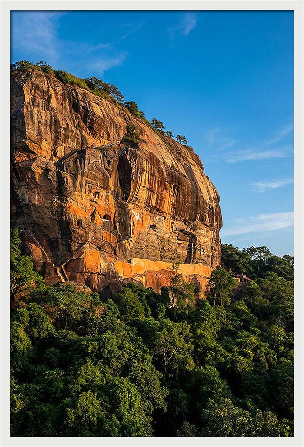 Sigiriya Lion Rock At Golden Hour