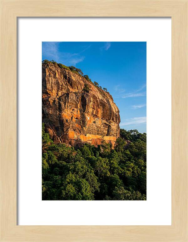 Sigiriya Lion Rock At Golden Hour