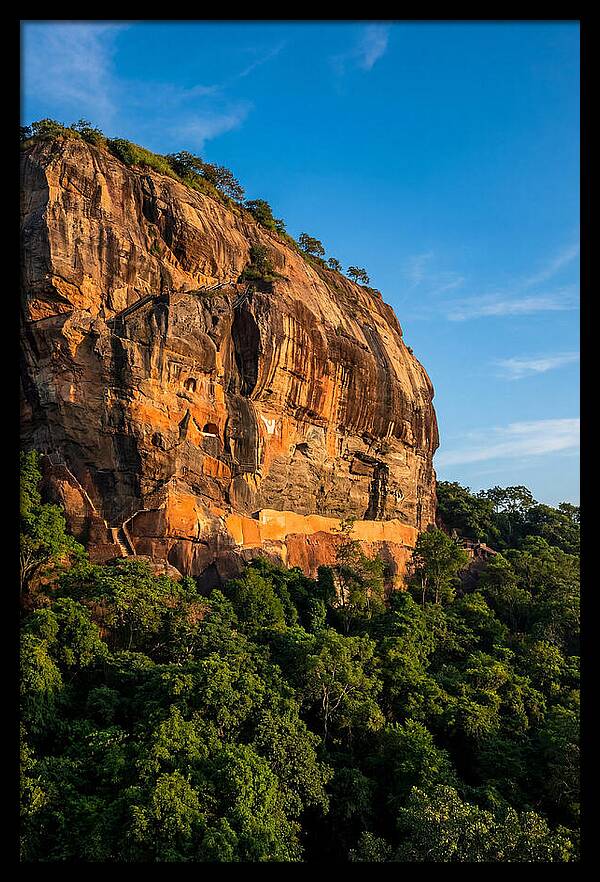 Sigiriya Lion Rock At Golden Hour