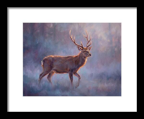Sika Deer In Twilight
