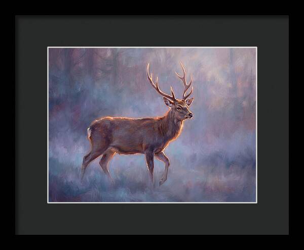 Sika Deer In Twilight