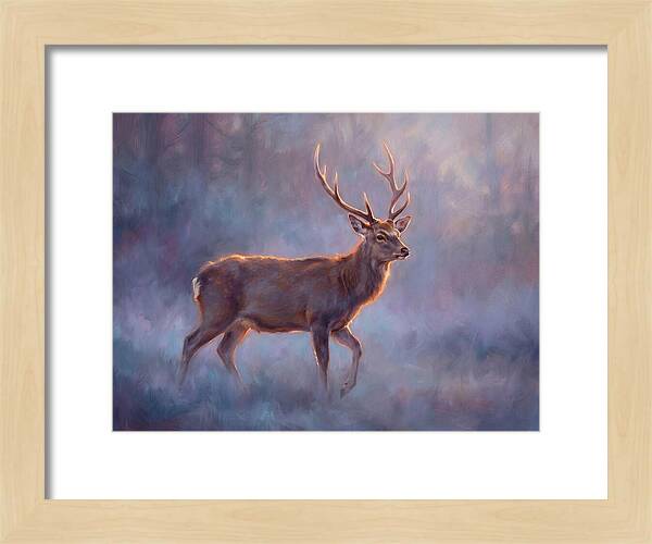 Sika Deer In Twilight
