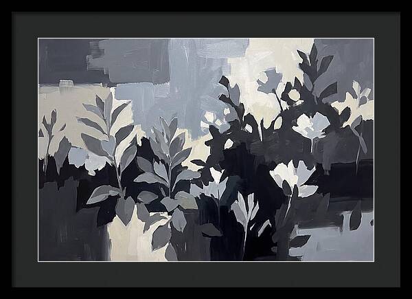 Silver Garden With Grey Leafed Plants