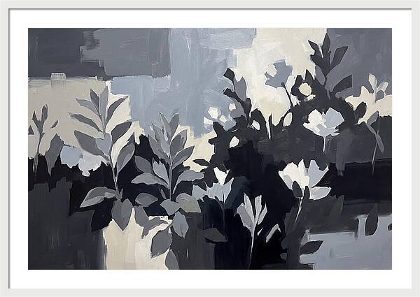 Silver Garden With Grey Leafed Plants