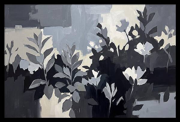 Silver Garden With Grey Leafed Plants