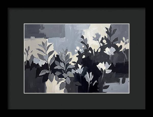 Silver Garden With Grey Leafed Plants