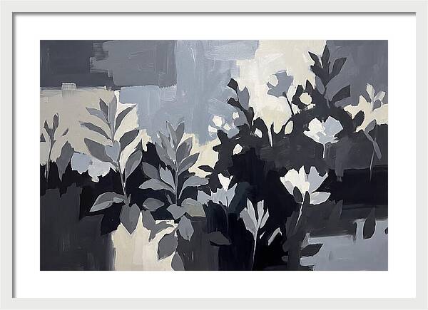 Silver Garden With Grey Leafed Plants