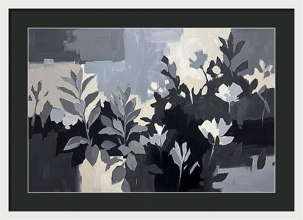 Silver Garden With Grey Leafed Plants